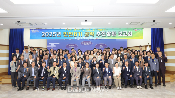 청도군, 2025년 민선8기 공약 추진상황 보고회 개최