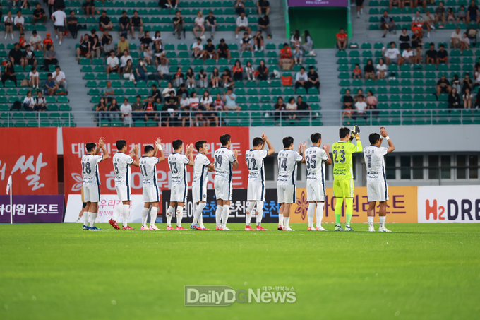 김천상무, 강원과 0대 0 무승부