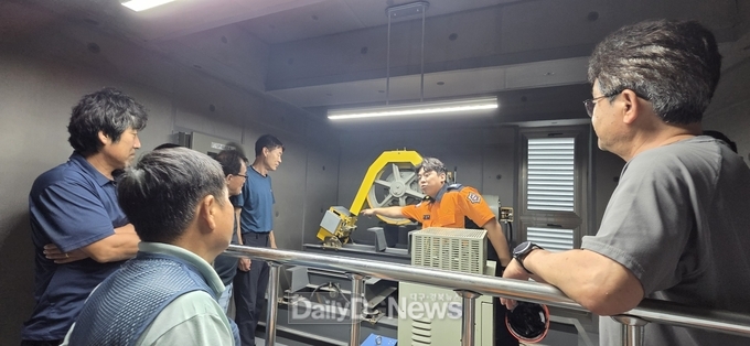 김천소방서, 폭염기 대규모 정전 사태 발생 대비 승강기 갇힘사고 인명구조특별훈련 실시