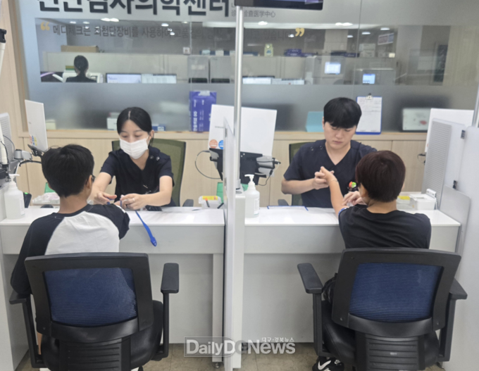 한국건강관리협회 대구지부제공) 지역아동센터 사회공헌검진 실시