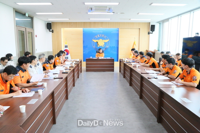 안동소방서, 2025년도 소방행정종합평가 보고회 개최