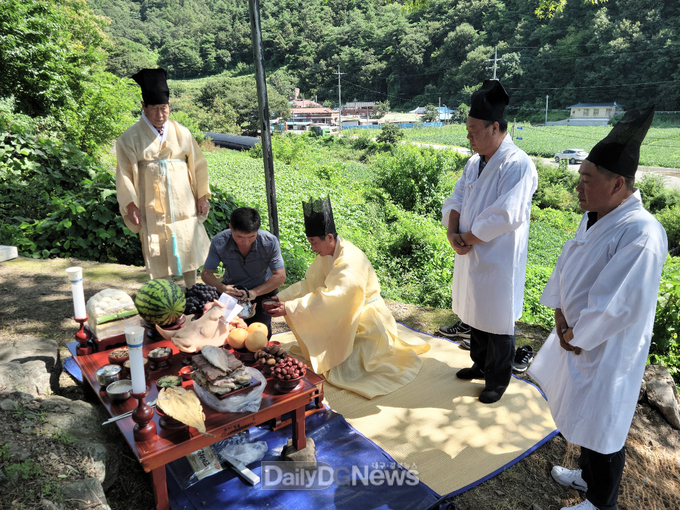 안동시 임동면 대곡2리, 마을의 안녕 기원하는 ‘굴참나무 동제 ’개최