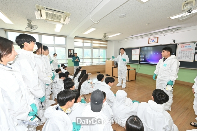 경주 양남중학교, 원전 방사능 누출 대피 훈련