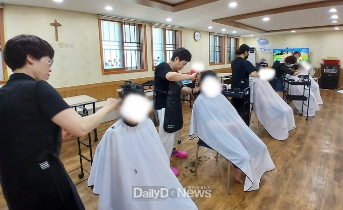 대한미용사회 영천시지부, 재능기부 봉사활동 펼쳐