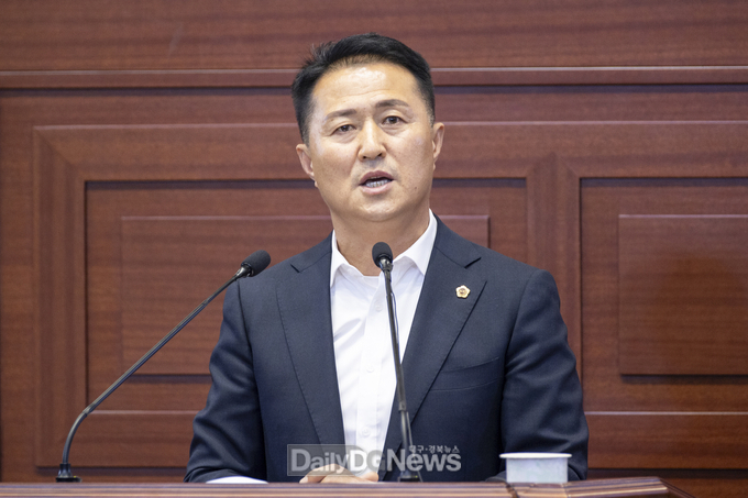 경상북도의회 건설소방위원회 소속 김진엽 의원(포항8, 국민의힘)