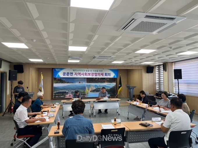 운문면 ‘ 지역사회보장협의체 ’하반기 회의 개최