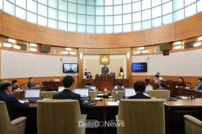 봉화군의회, 제274회 임시회 개회