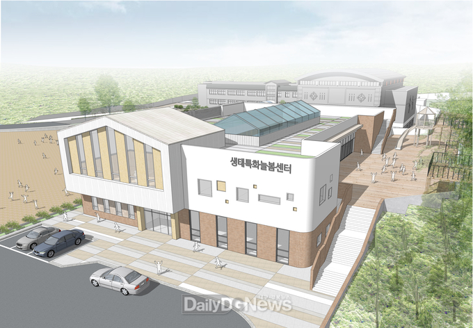 구미늘품뜰 거점형 늘봄센터 당선작 대표이미지