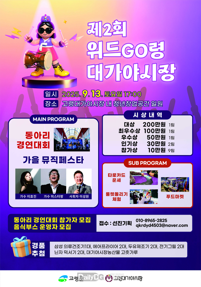제2회 위드GO령 대가야시장’개최