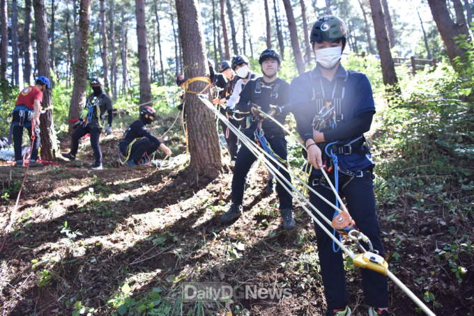 국립속초등산학교, ‘2025년도 산림항공구조대 산악구조 교육’ 실시
