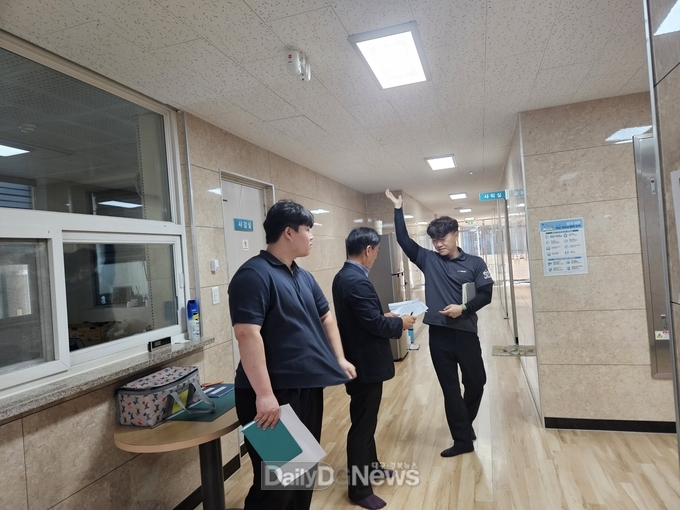 경북교육청, 생활관 화재예방 합동 안전점검 실시