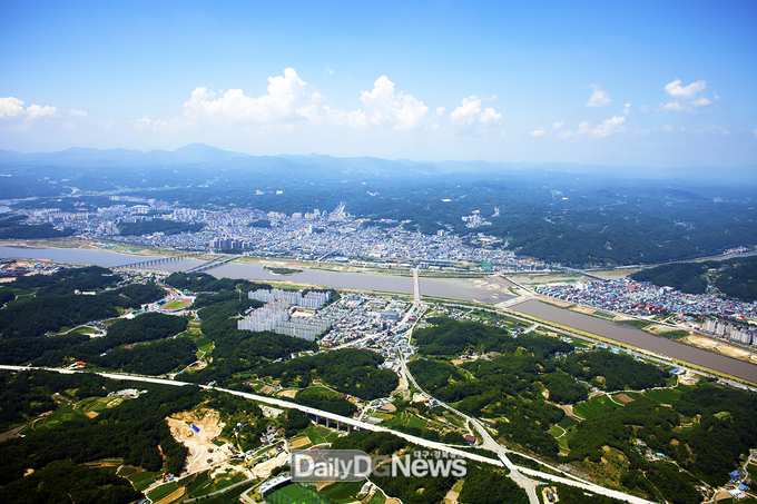 안동시내 전경