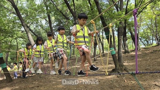대구시교육청. ‘2025 영유아 자연놀이 체험’ 운영 모습. (사진=대구시교육청 제공)
