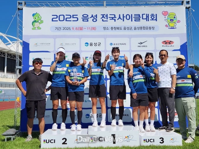 상주시청 여자 사이클팀, 2025 음성 전국 사이클대회 종합우승