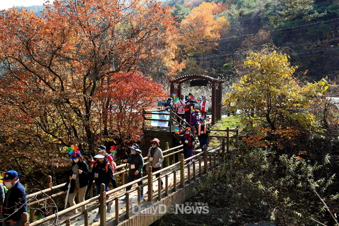(참고사진)죽계구곡길 라디엔티어링 진행모습