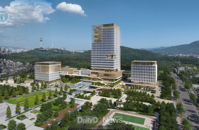 대구시는 ㈜나우동인건축사사무소 컨소시엄의 ‘FORETscape’가 신청사 최종 당선작으로 선정했다. (사진=대구시 제공)
