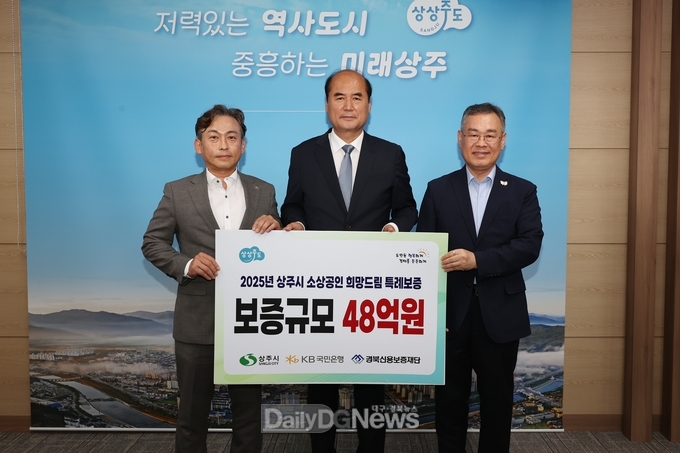 상주시 소상공인 희망드림 특례보증 업무협약 추가체결, 보증규모 확대