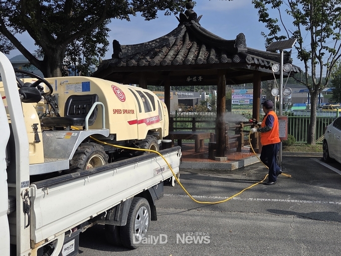 봉양면 깔끄미봉사단, 추석맞이 마을 정자 Clean-up 사업 실시