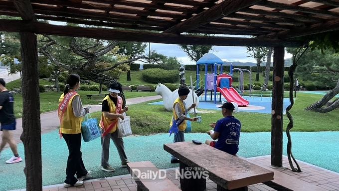 김천시, 금연공원 중심 금연 캠페인 실시