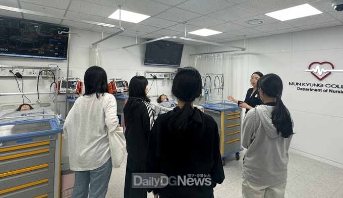 문경대학교 간호학과, 상주 우석여자고등학교 ‘블루크로스’와 3년 연속 진로멘토링 프로그램 진행