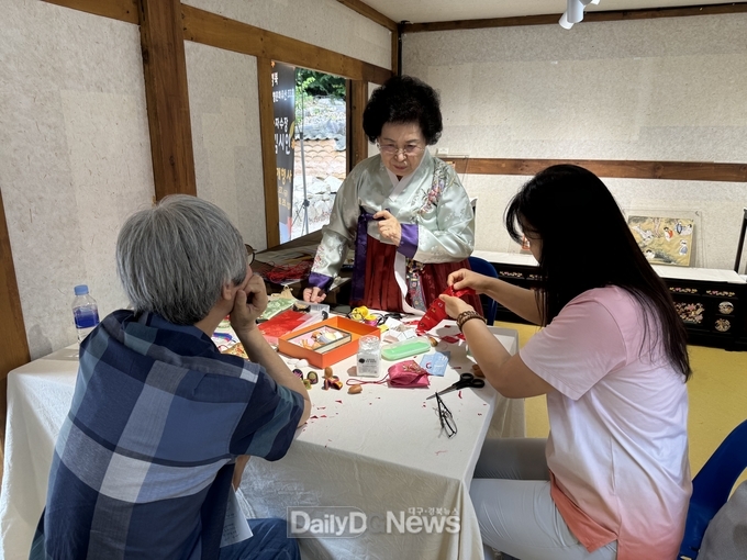 경상북도 무형유산 김시인 자수장, 공개행사 개최