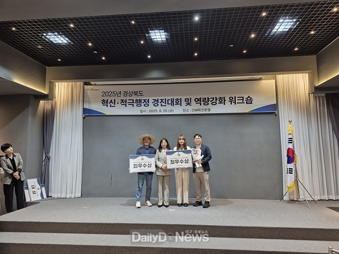 경북문화관광공사,‘2025 혁신·적극행정 우수사례 경진대회’2관왕