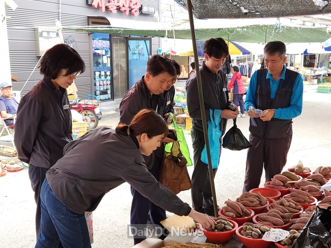 삼국유사면, 추석맞이 장보기 행사 실시