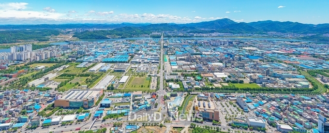 구미시내 전경