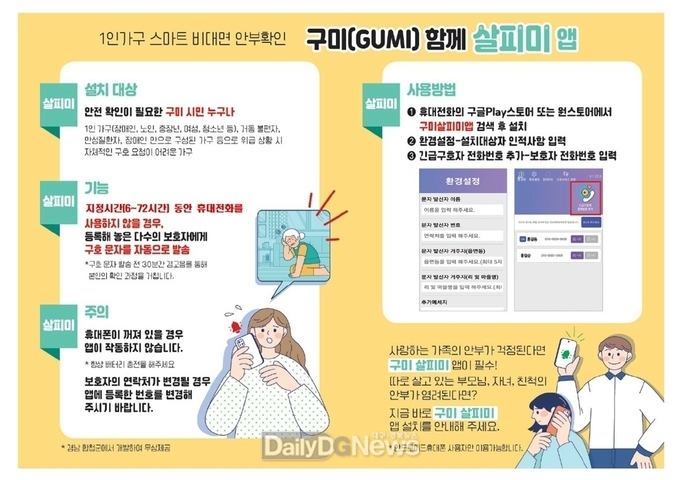 가족·이웃의 안부 지키는 생활안전 플랫폼명절 기간 앱 설치·활용 적극 권장