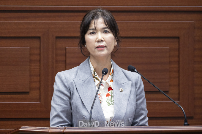 경상북도의회 김경숙 의원 5분발언 진행