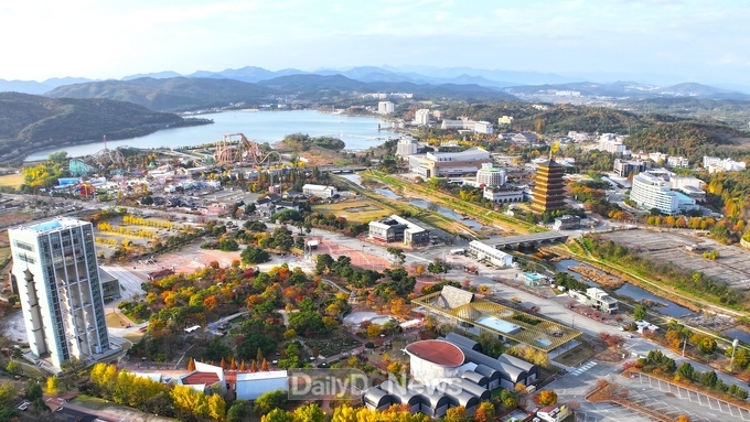 보문관광단지 전경