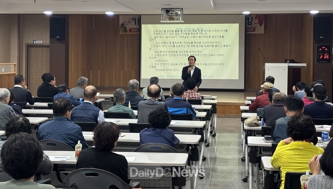 의성군, 복숭아 공선회 경쟁력 강화 위해 재배기술교육 실시