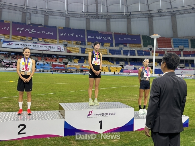 경산시청 직장운동경기부, 제106회 전국체전서 육상 메달 싹쓸이 중…