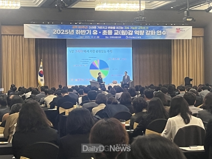 경북교육청, 2025 하반기 유초등 교(원)감 역량 강화 연수 실시