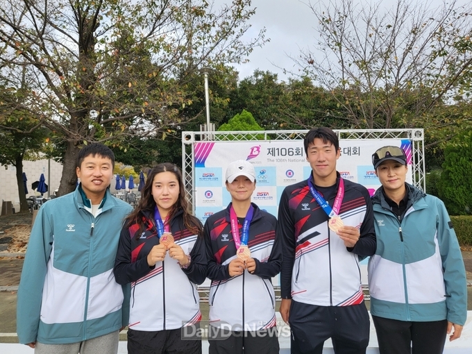 경산시청 직장운동경기부, 전국체전서 육상에 이은 테니스까지 연이은 승전보