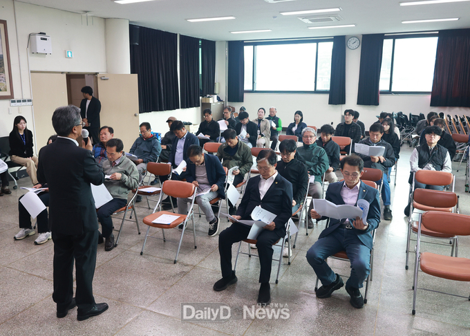 영양교육청 앞 회전교차로 설치 주민설명회 개최