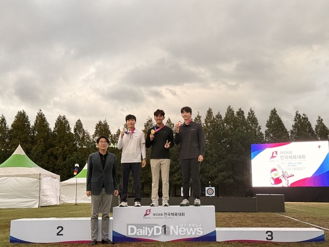 예천군청 김제덕, 세계선수권에 이어 전국체전도 접수