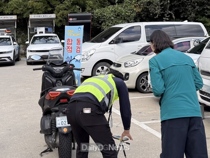 울릉군, 운행차 소음·불법개조 합동점검 실시