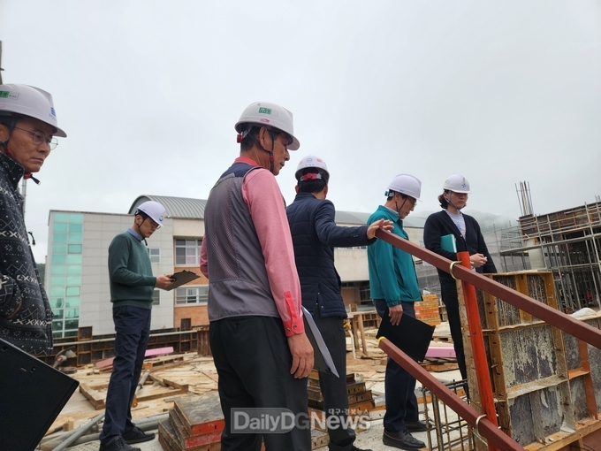 경북교육청, 중대재해예방안전단 학교 안전 점검 시행