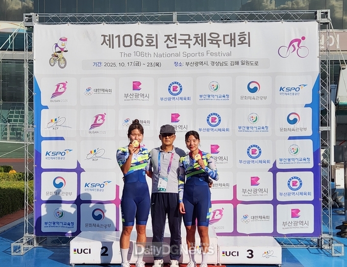 상주시청 사이클팀, 제106회 전국체육대회 금1, 은2, 동1 획득!