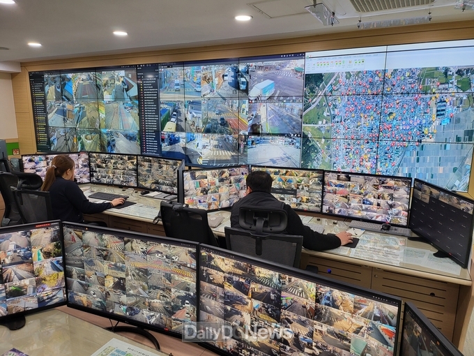 <strong>상주시 CCTV통합관제센터</strong>