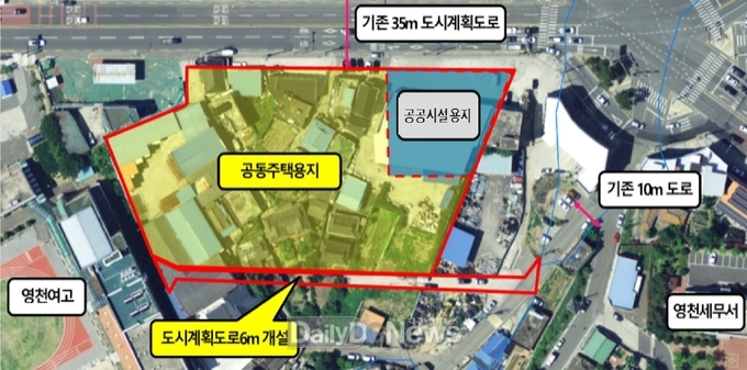 성내동 마을정비형 공공임대주택 사업 위치도