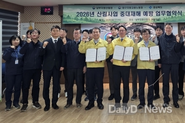 산불 피해지 대규모 벌목사업에 대비한 안전관리 강화